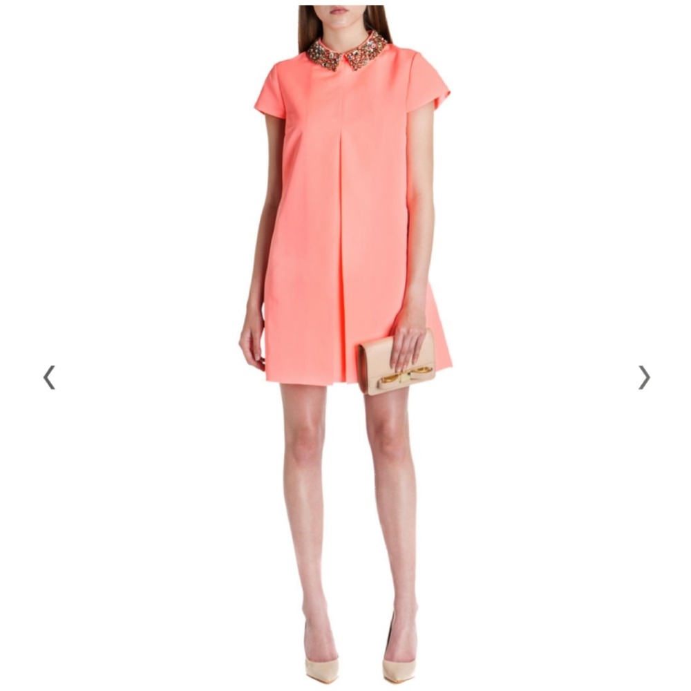 SOLD Ted Baker embellished neck miniskirt